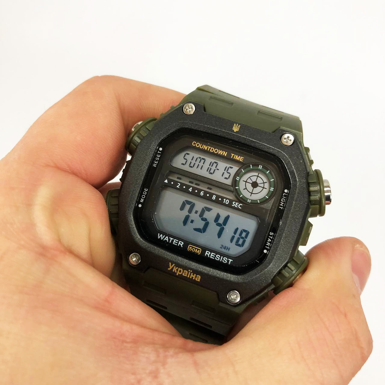 Часы наручные мужские SKMEI 6212/2126AG, Часы наручные электронные тактические, Водостойкие часы