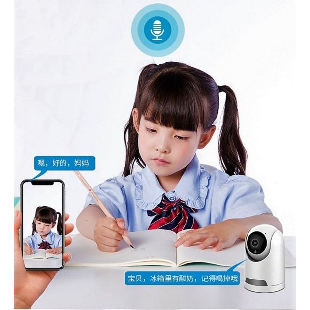 Комнатная IP камера видеоняня CAMERA IP TY Y27 TUYA App