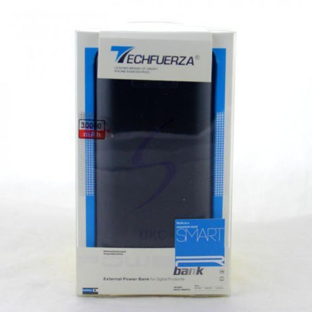 Портативная мобильная зарядка Power Bank 30000 mAh UKC, Внешний аккумулятор, Зарядка power bank. Цвет: черный