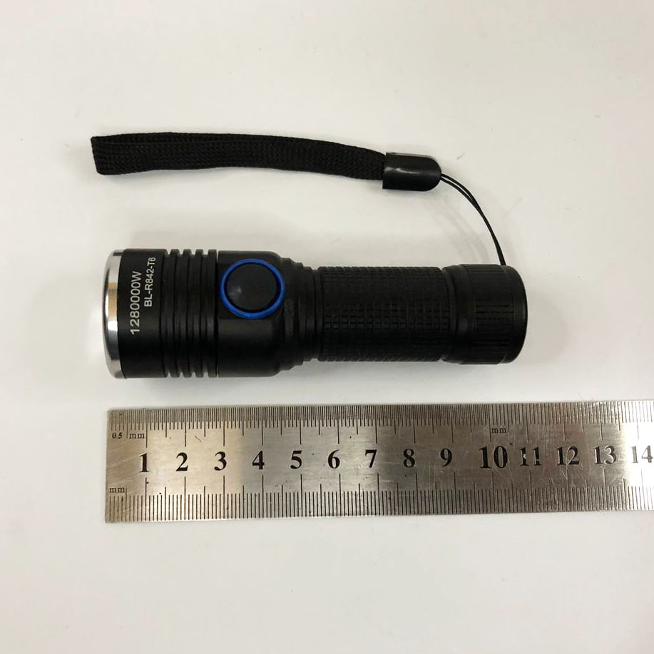 Компактный ручной фонарик Bailong R482/R842-T6, водонепроницаемый фонарик, лед фонарь переносной