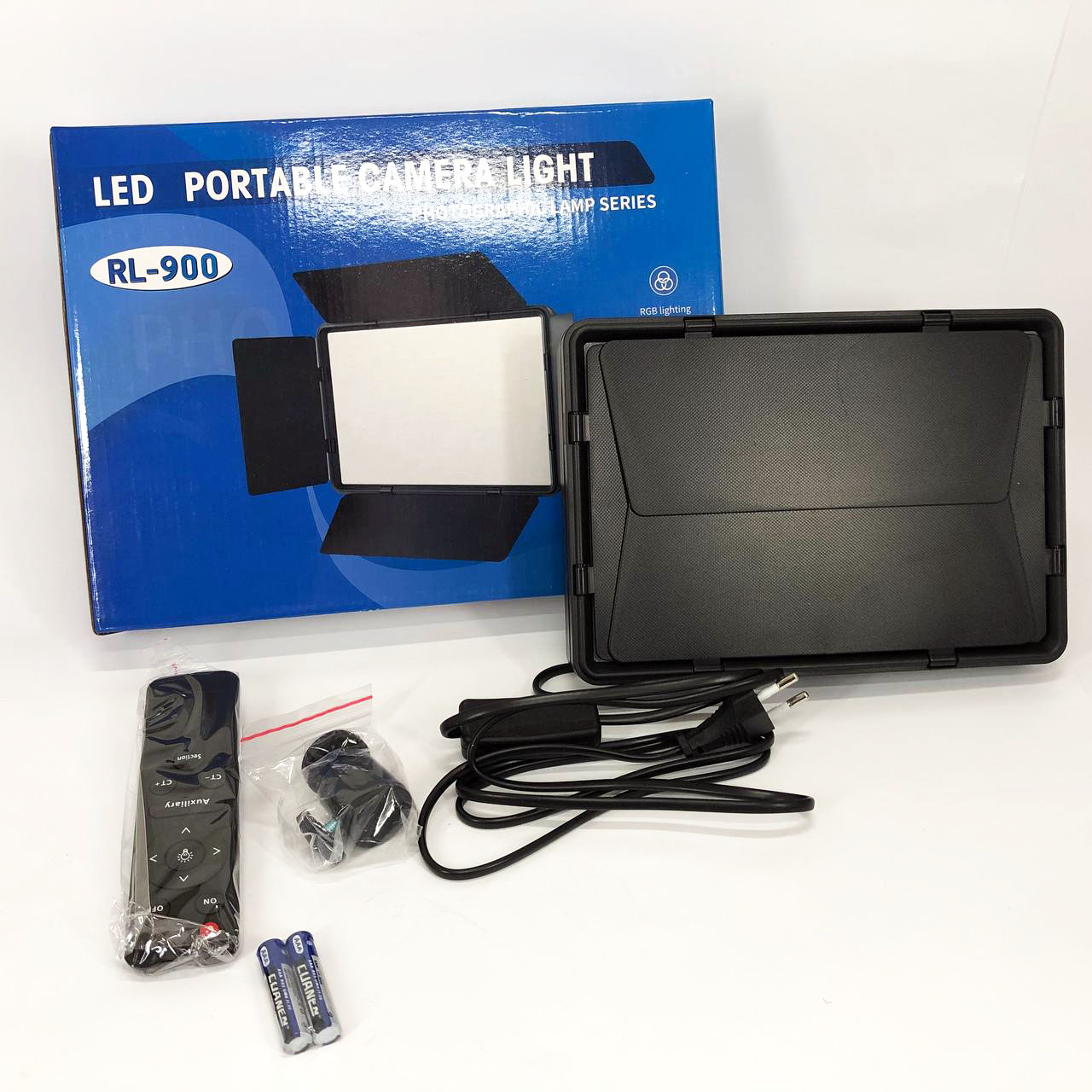 Профессиональный видеосвет LED LIGHT RL-900 35W с пультом 3000k-6500k, Прямоугольный студийный свет