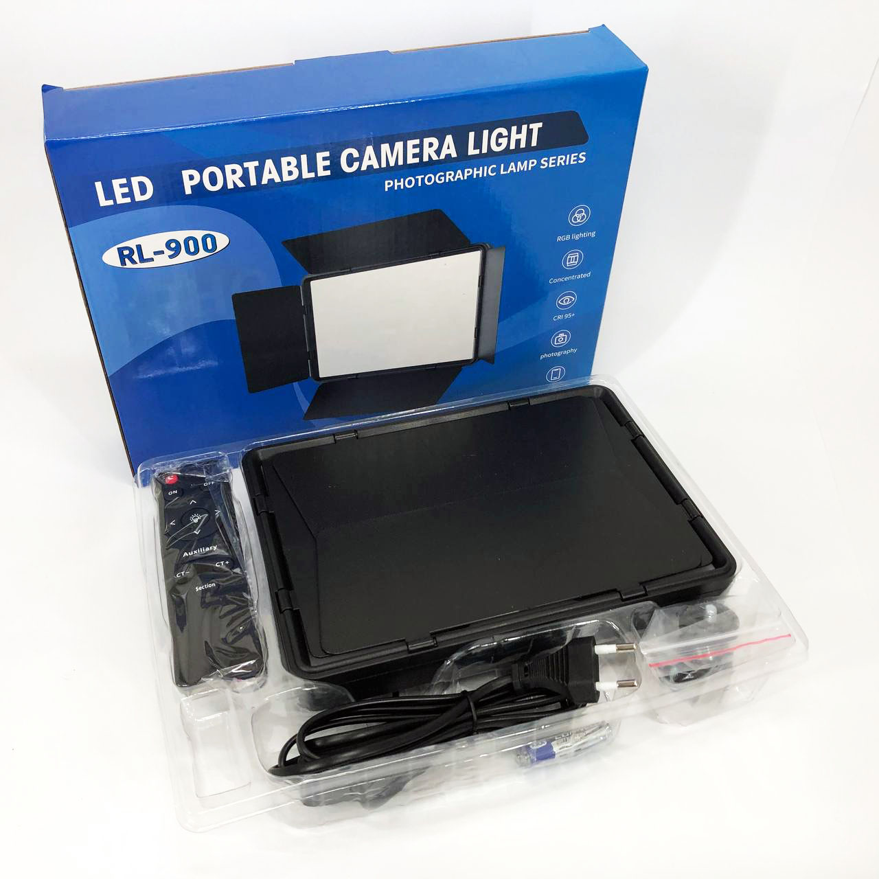 Профессиональный видеосвет LED LIGHT RL-900 35W с пультом 3000k-6500k, Прямоугольный студийный свет