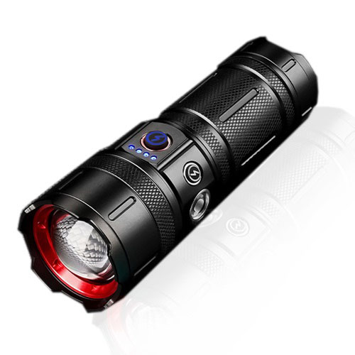 Фонарь CB-B53-TG, 3х18650, power bank, индикация заряда, Фонарик светодиодный для туриста сверхмощный