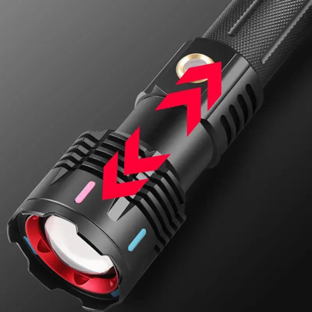Фонарь X-BALOG FLUORESCENCE G671/G25 PM30-TG, Сверхмощный фонарик, Яркий фонарик, Качественный фонарик
