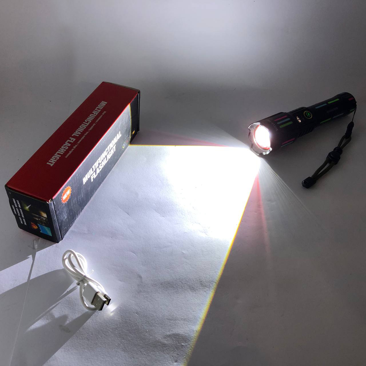 Фонарь NIGHT VISION FLUORESCENCE W515-PM10-TG, Сверхмощный фонарик, Подствольный фонарик