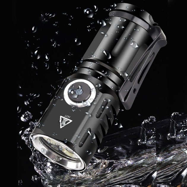 Карманный фонарик PLD-536-3XPG, мощный аккумуляторный лед фонарик, фонарик тактический ручной