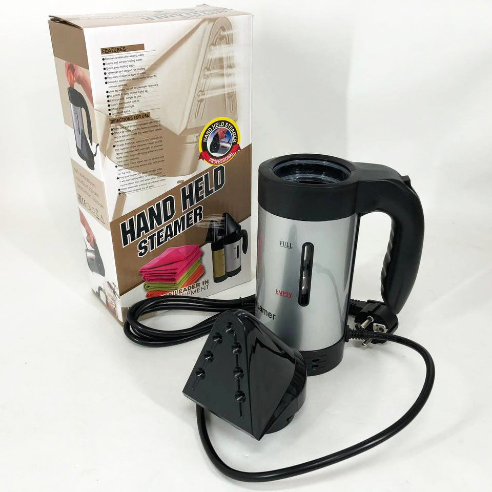 Отпариватель Hand Held Steamer UKC A6 Silver ручной многофункциональный 650 Вт 7 функций, парогенератор