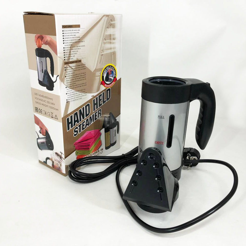 Отпариватель Hand Held Steamer UKC A6 Silver ручной многофункциональный 650 Вт 7 функций, парогенератор