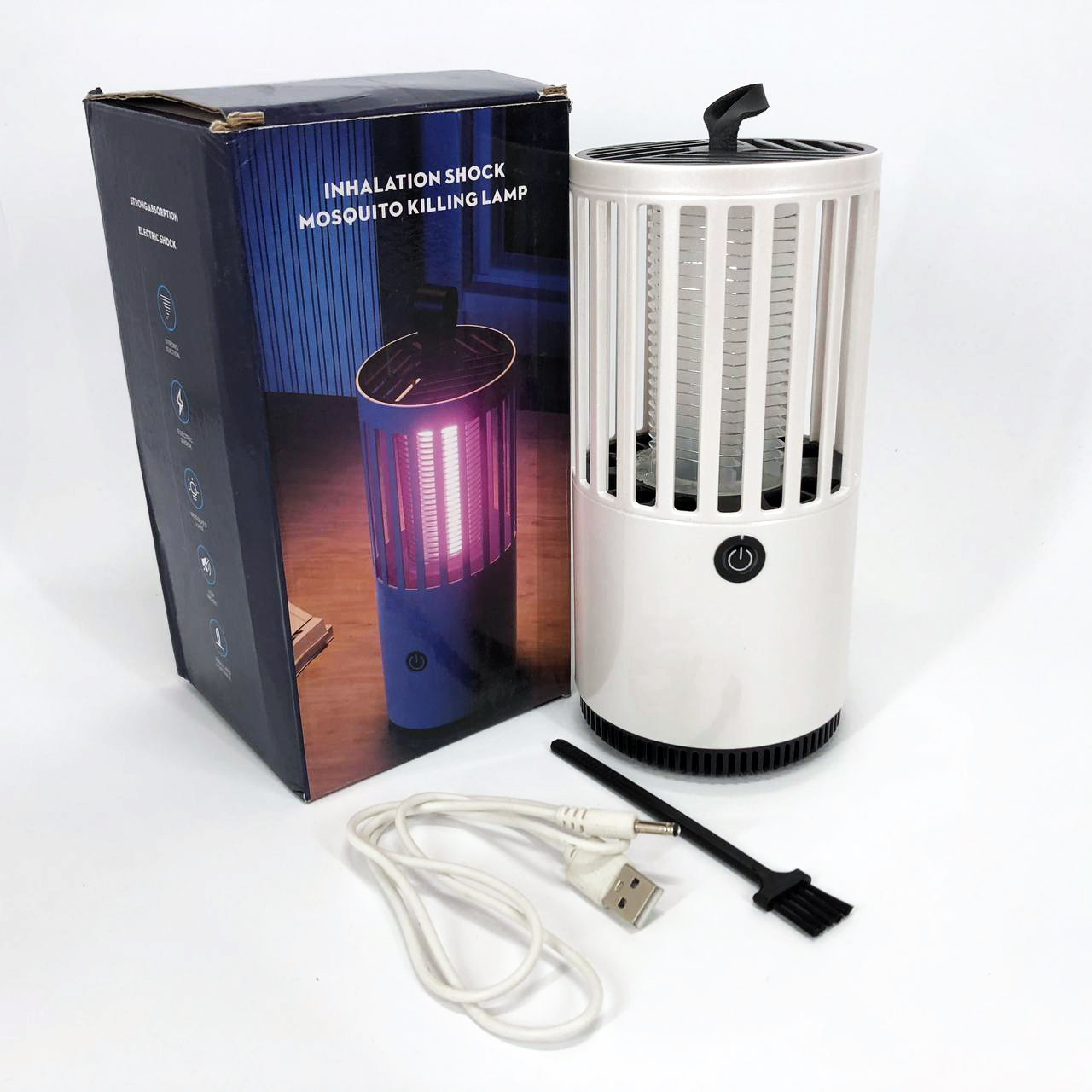 Лампа-ловушка для комаров Бытовая с зарядкой от Usb 1001 MOSQUITO LAMP, портативная