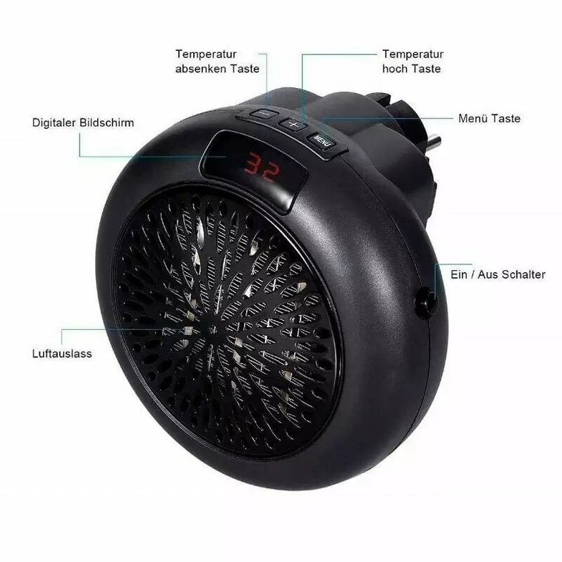 Обогреватель Wonder Heater 900 Вт, тепловентилятор для дома, обогреватель дуйчик, тепловентилятор дуйка