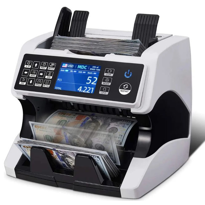 Счетчик банкнот Bill Counter AL-920 с определением номинала и детекторами UV/MG/IR