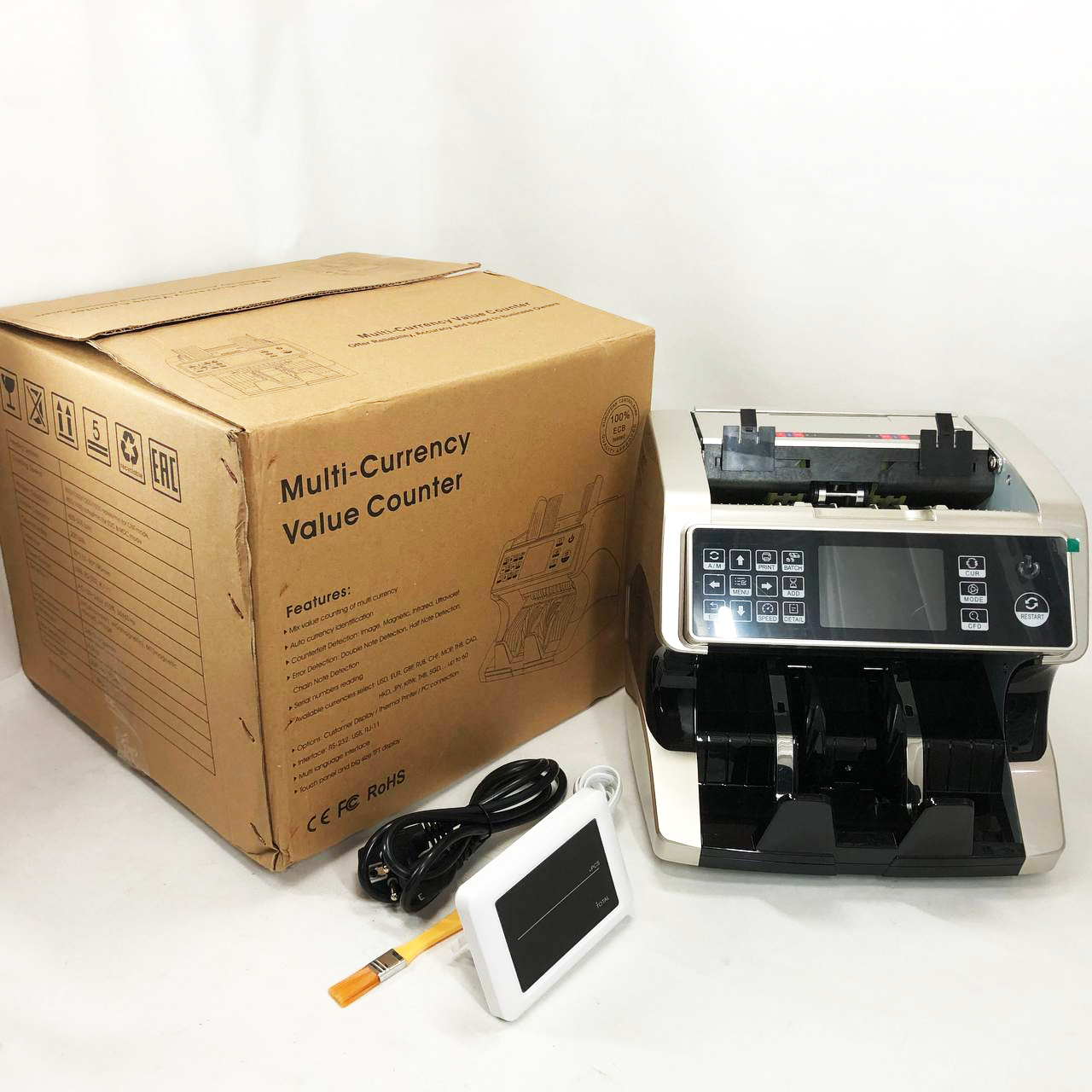 Счетчик банкнот Bill Counter AL-920 с определением номинала и детекторами UV/MG/IR