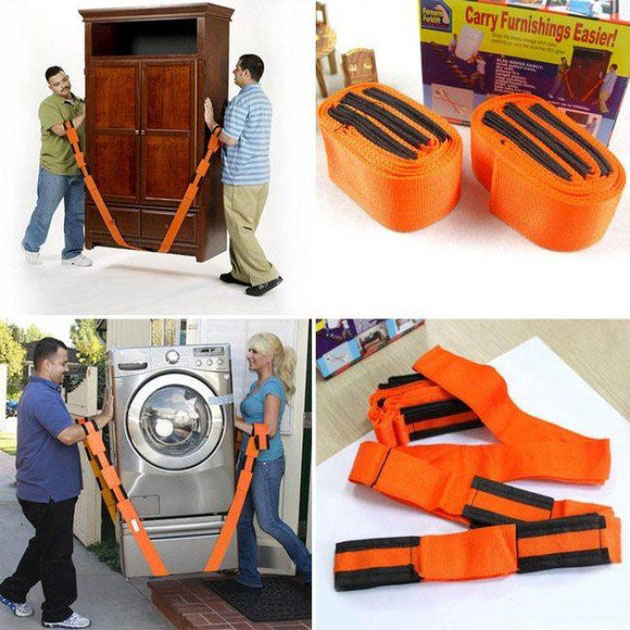 Ремни для переноса мебели Carry Furnishings Easier 2 шт до 200 кг 2.5 м