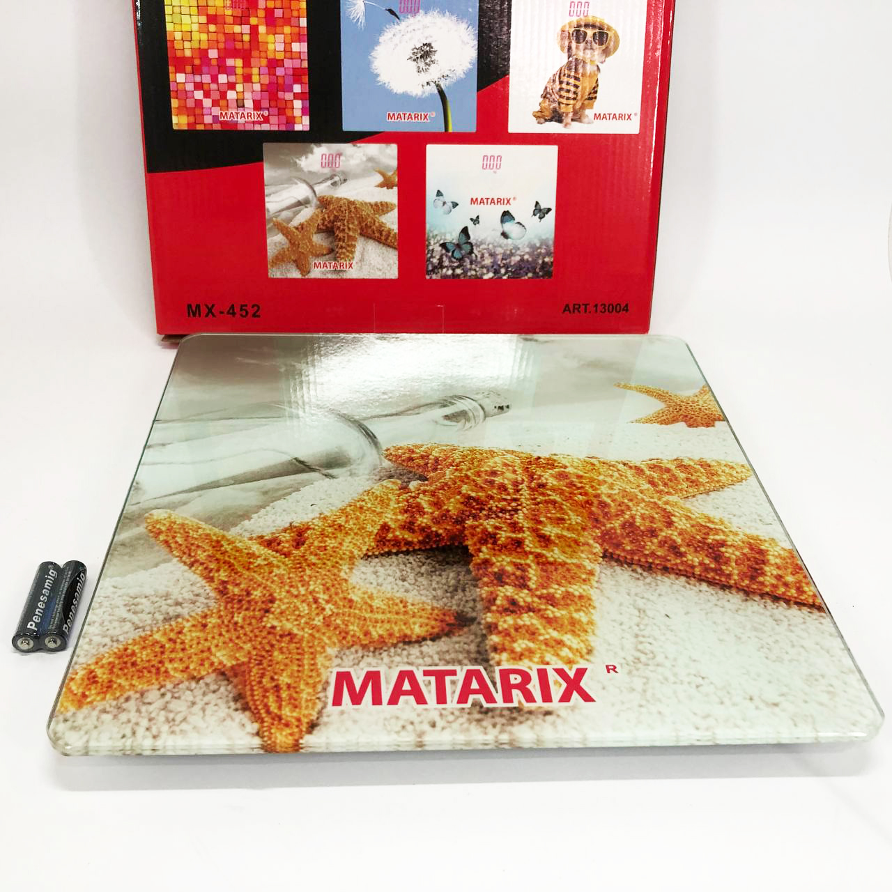 Весы напольные MATARIX MX-452 180 кг, Весы напольные для измерения массы тела, Электронные весы звезды