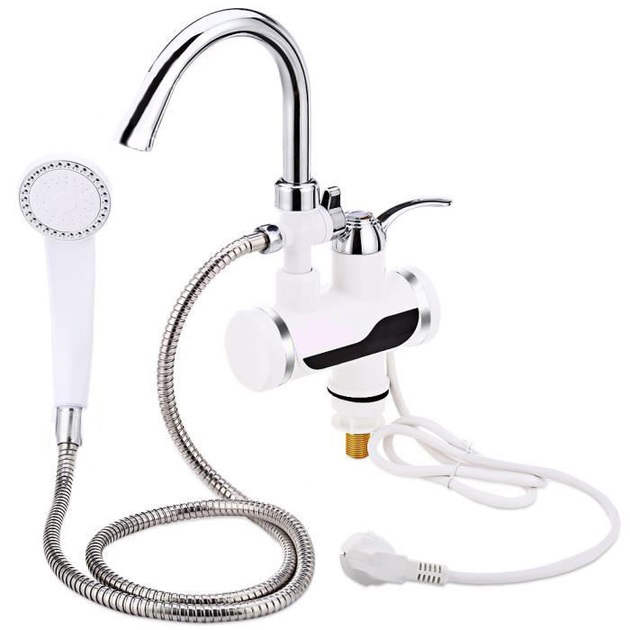 Электрический водонагреватель с душем DIGITAL Shower WF-013 мини бойлер, Проточный кран водонагреватель