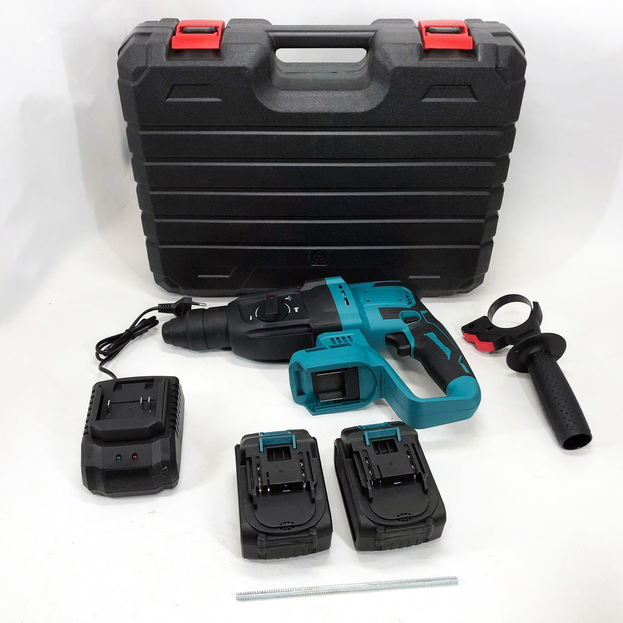 Перфоратор аккумуляторный бесщеточный KRAFFTEC 48V 2 акб 4.0AH дрель на аккамуляторе для дома в кейсе
