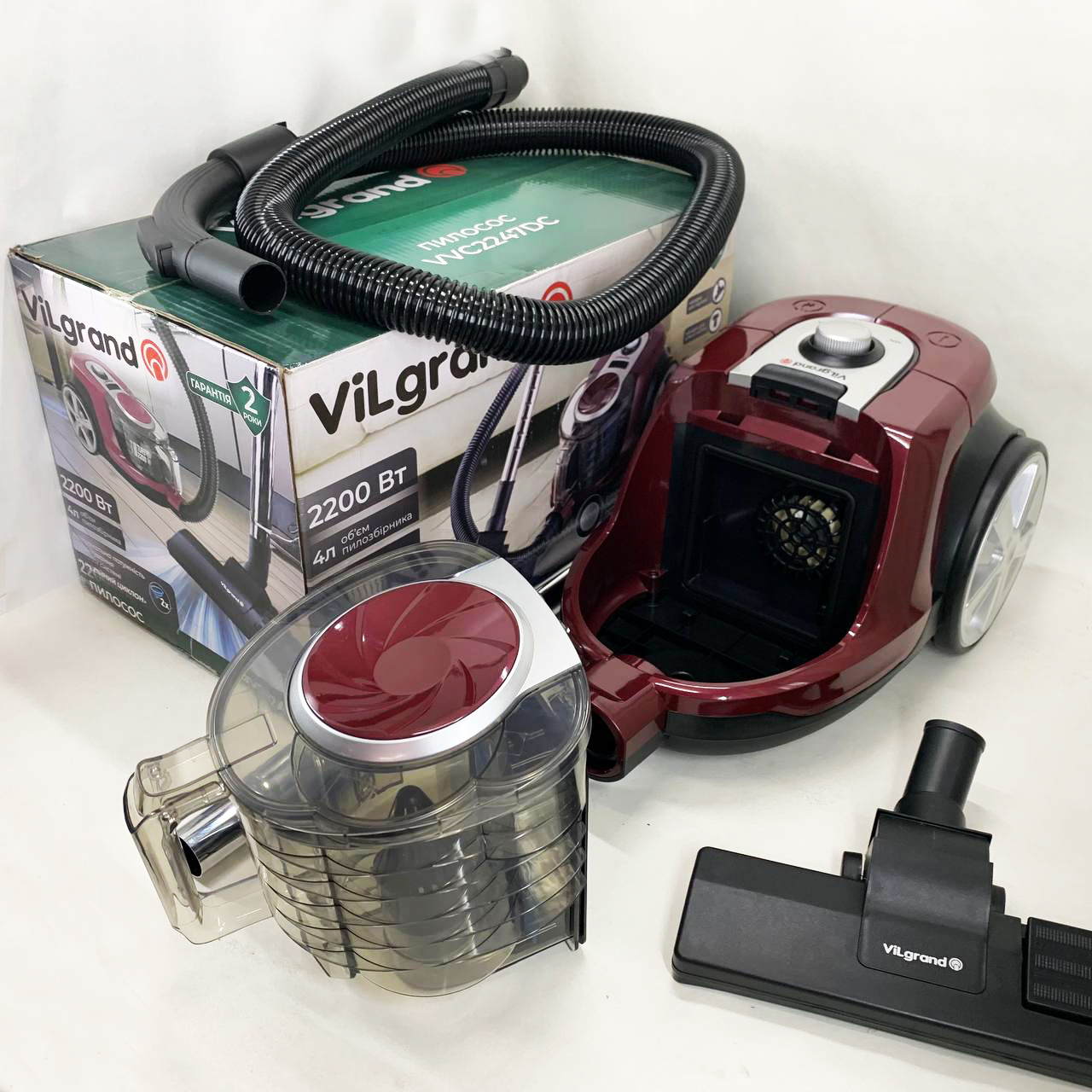 Пылесос без мешка ViLgrand VVC2247DC