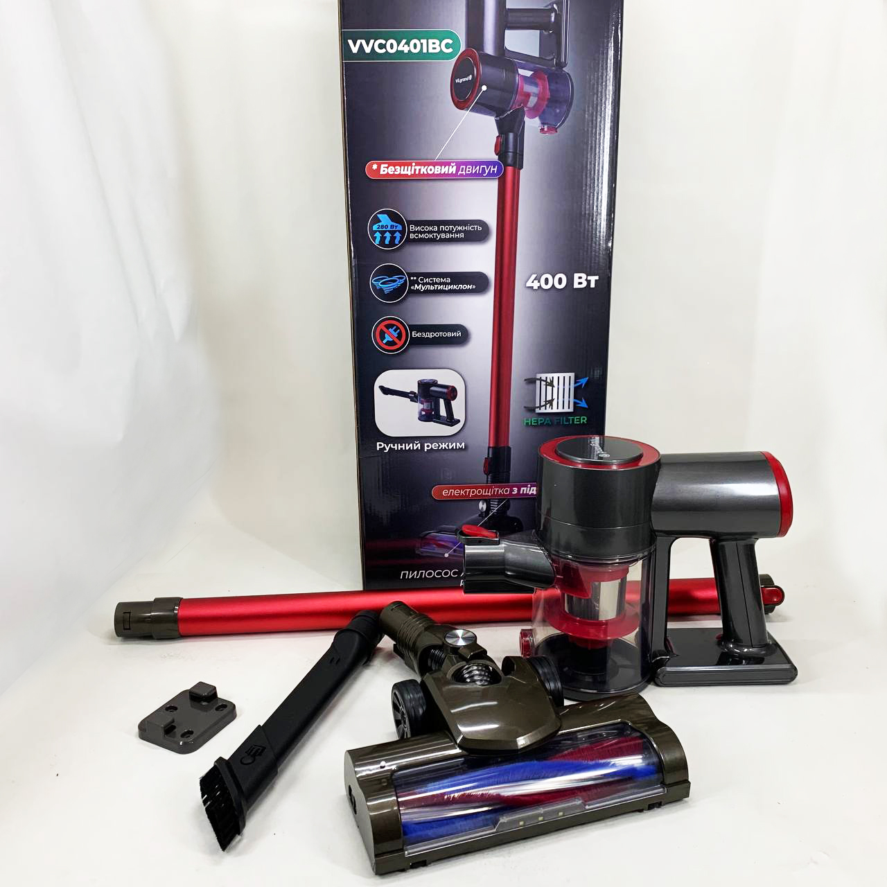 Пылесос ручной VILGRAND VVC0401BС