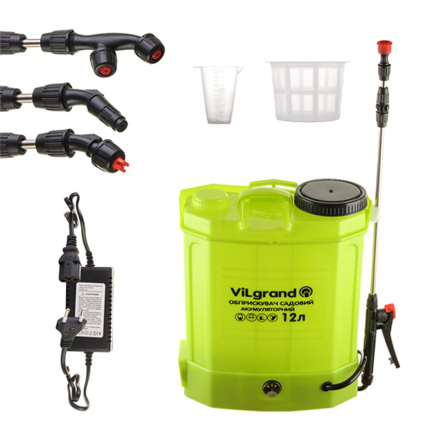 Опрыскиватель садовый аккумуляторный ViLgrand SGA-12RP 12 л