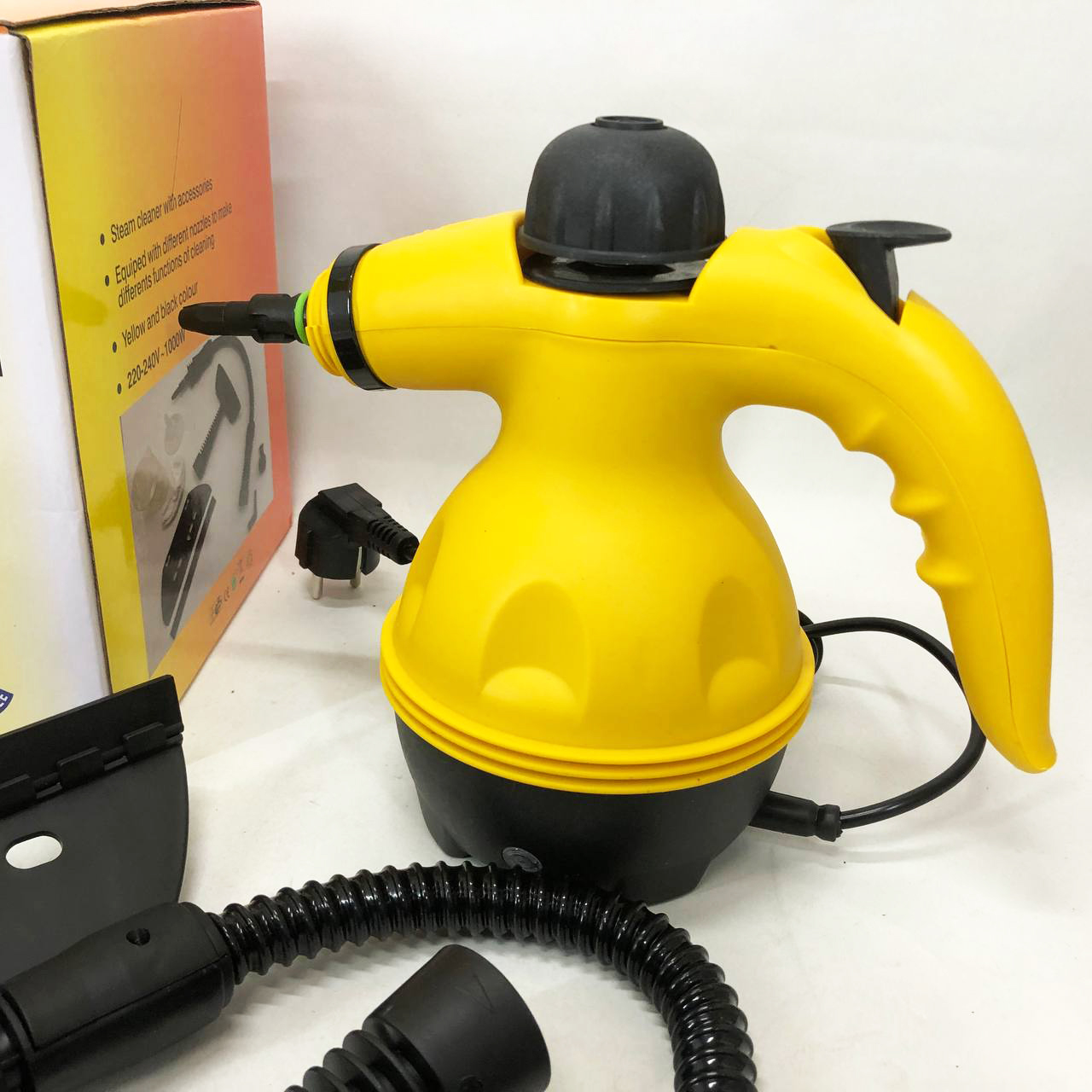 Пароочиститель с функцией отпаривателя Steam Cleaner Pro 1000 Вт 6 насадок
