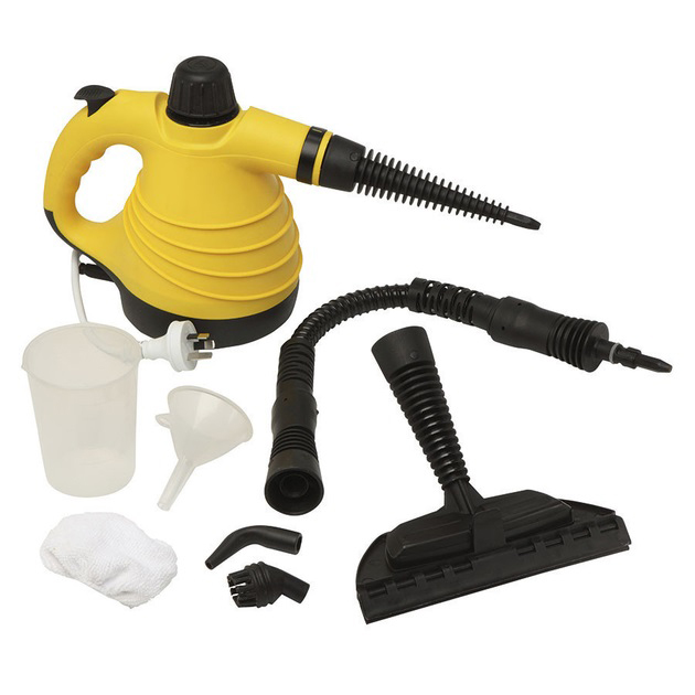 Пароочиститель с функцией отпаривателя Steam Cleaner Pro 1000 Вт 6 насадок