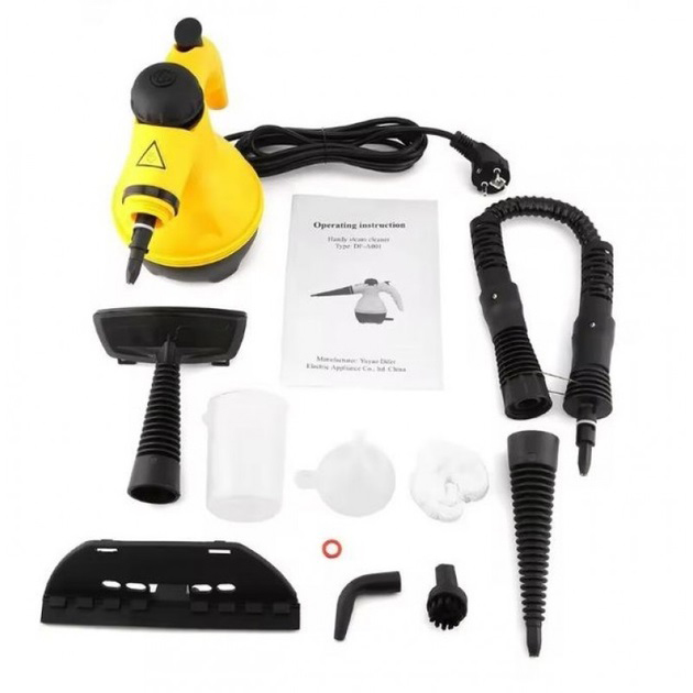 Пароочиститель с функцией отпаривателя Steam Cleaner Pro 1000 Вт 6 насадок