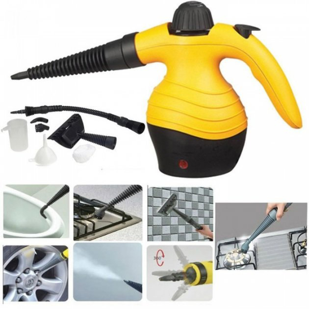 Пароочиститель с функцией отпаривателя Steam Cleaner Pro 1000 Вт 6 насадок