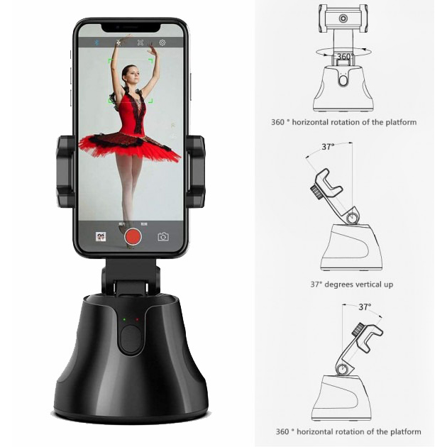 Смарт держатель смартфона Apai SMART 360° с датчиком отслеживания движения умный штатив для блогеров