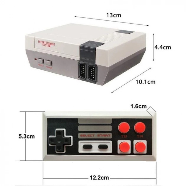 Игровая приставка GAME NES 620 / 7724 два джойстика 620 встроенных игр 8bit Av-Выход, приставки денди