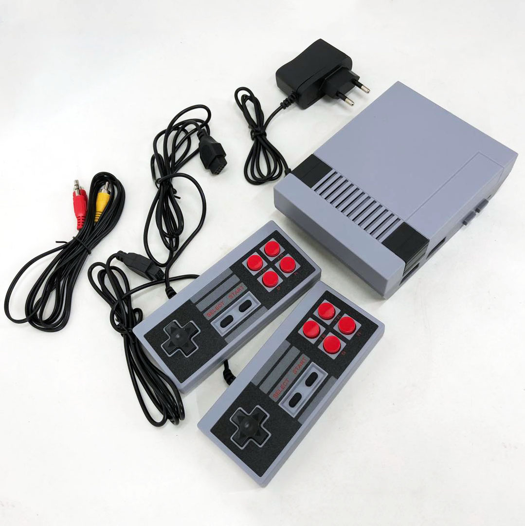Игровая приставка GAME NES 620 / 7724 два джойстика 620 встроенных игр 8bit Av-Выход, приставки денди