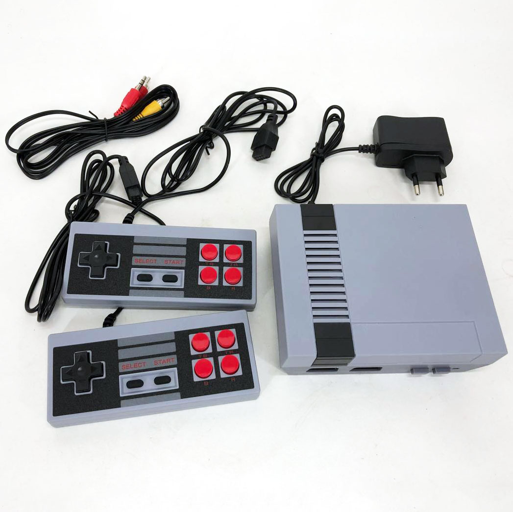 Игровая приставка GAME NES 620 / 7724 два джойстика 620 встроенных игр 8bit Av-Выход, приставки денди