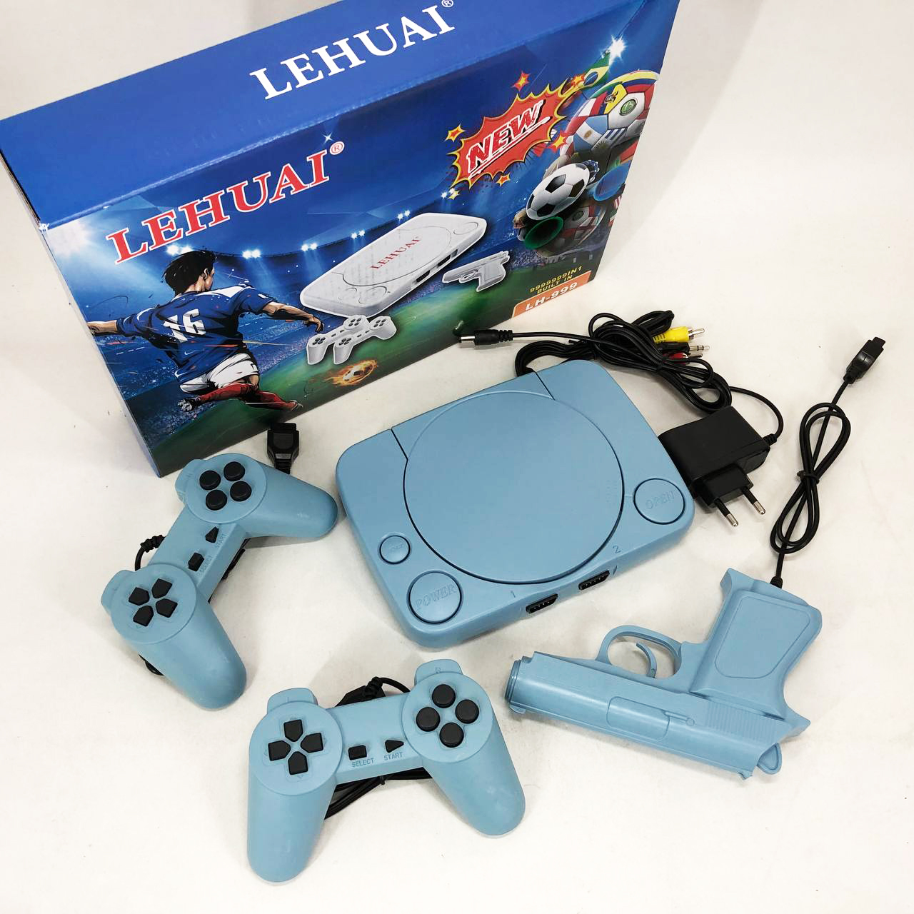 Игровая консоль LH-999 с джойстиками и пистолетом 999 популярнейших 8-битных игр