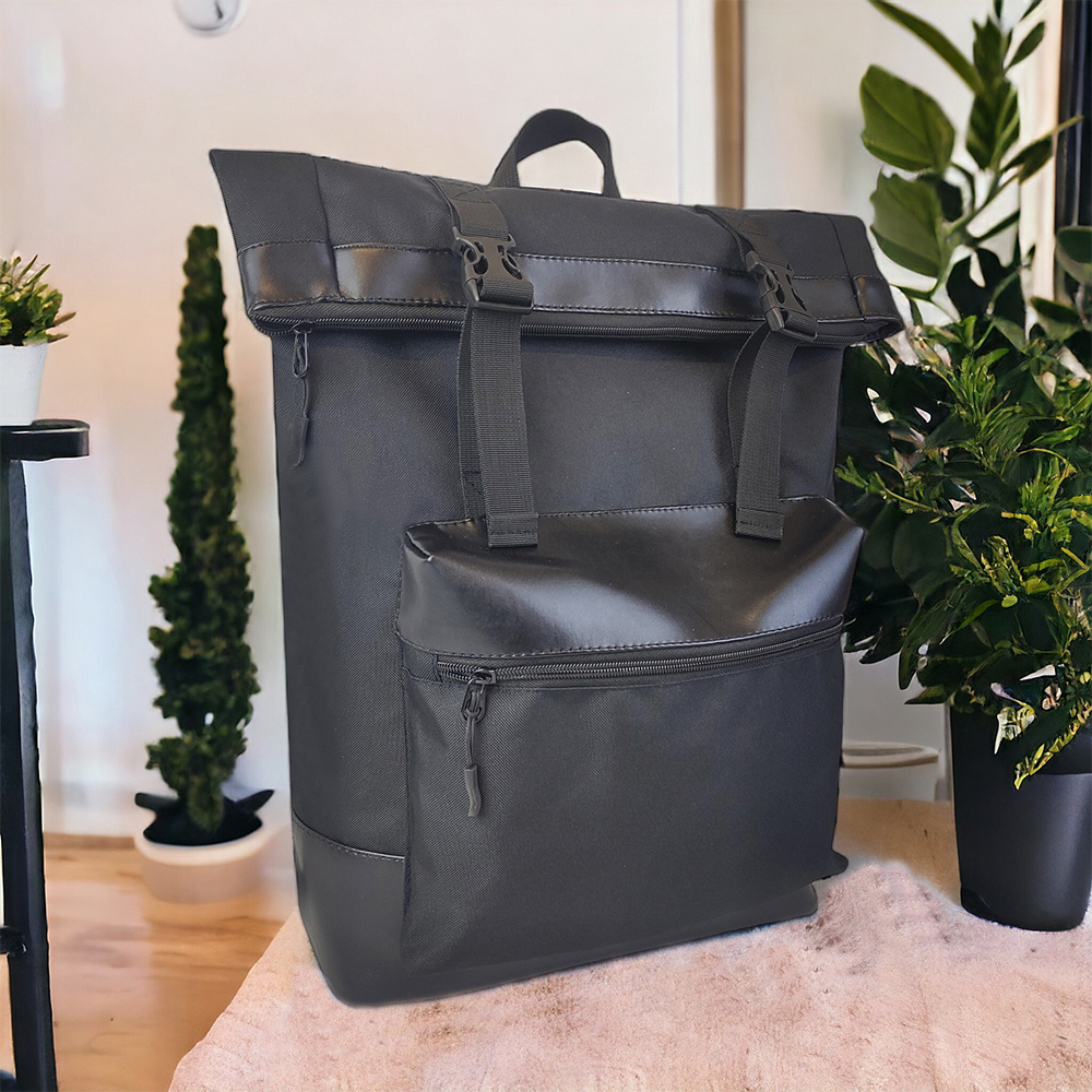 Рюкзак RollTop для ноутбука мужской и женский городской для путешествий Роллтоп