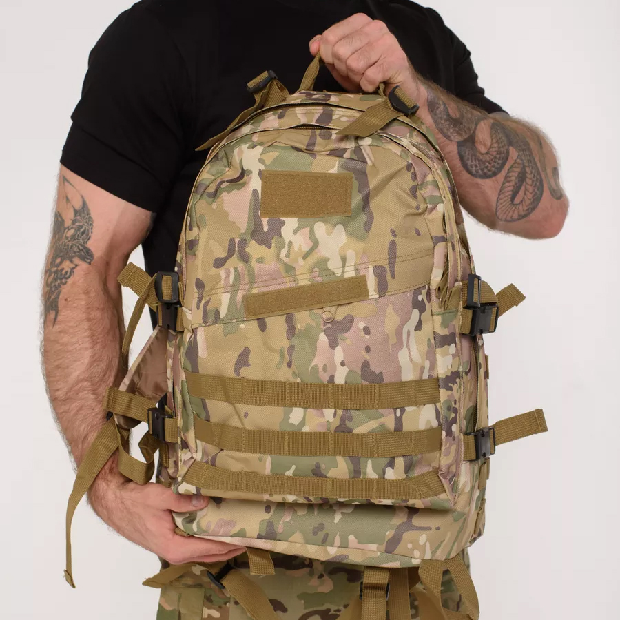 Прочный военный рюкзак 40л Multicam из MOLLE (Cordura 600D)