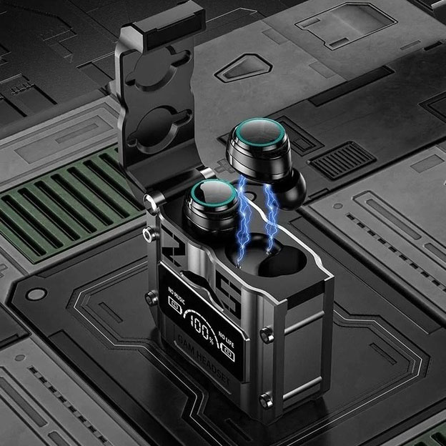 Беспроводные наушники M25, Bluetooth 5.3, механические армированные двойного режима игровые