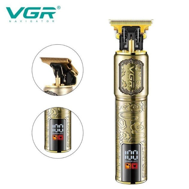 Машинка для стрижки волос VGR V-073 аккумуляторный беспроводной триммер для бороды и усов