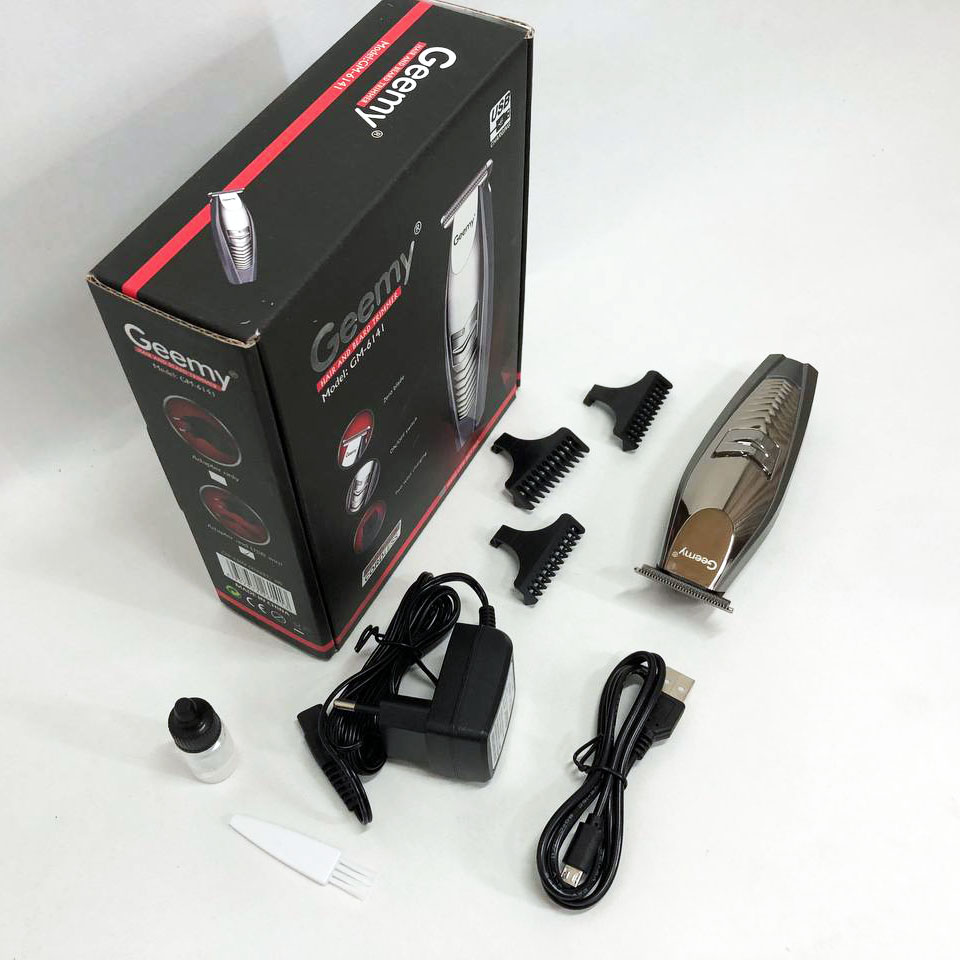 Машинка для стрижки GEMEI GM-6141, подстригательная машинка, профессиональная электробритва