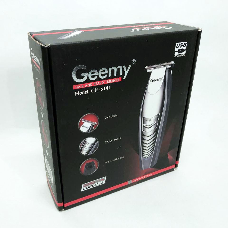 Машинка для стрижки GEMEI GM-6141, подстригательная машинка, профессиональная электробритва