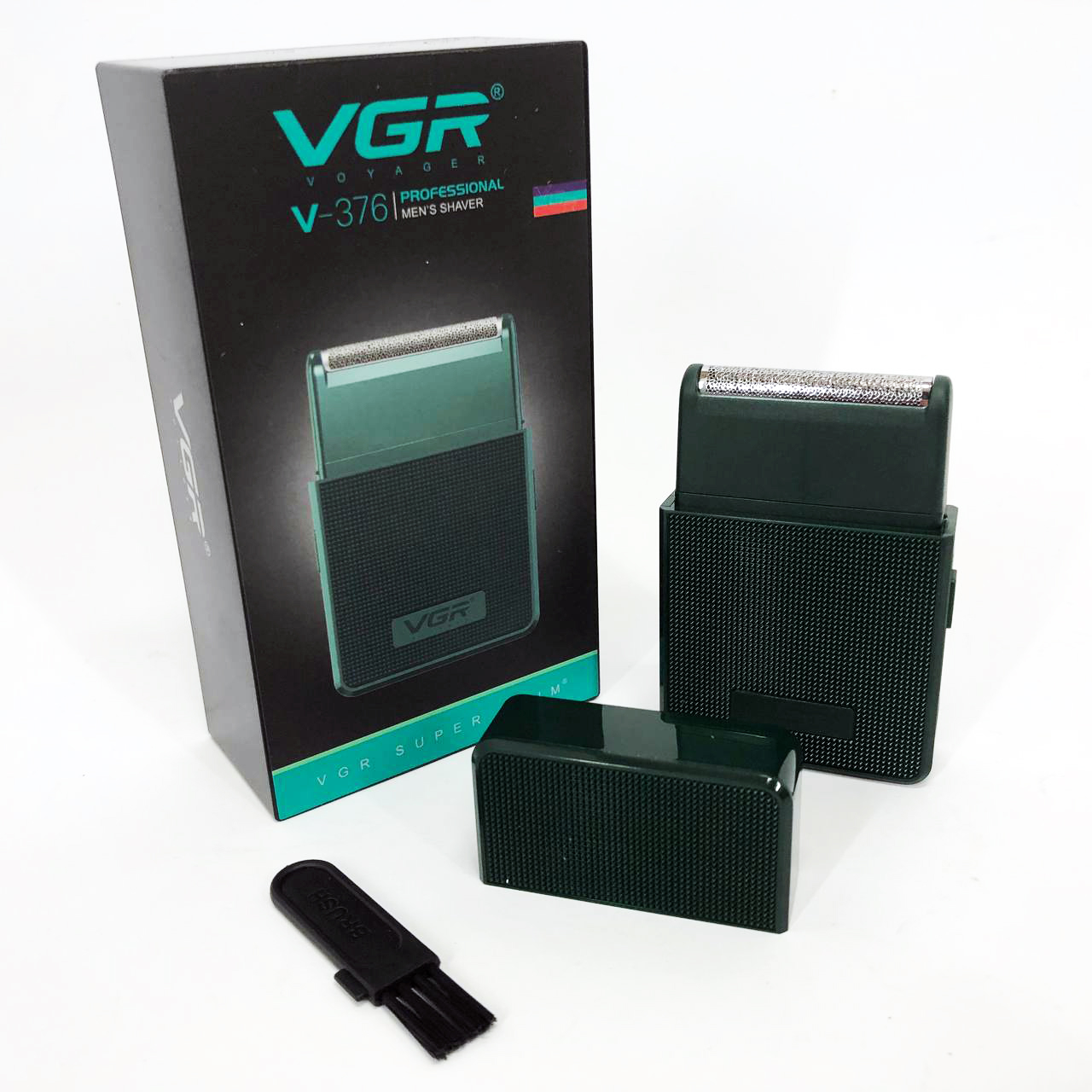 Электробритва VGR V-376 GREEN шейвер, Профессиональный шейвер-электробритва, Портативная бритва