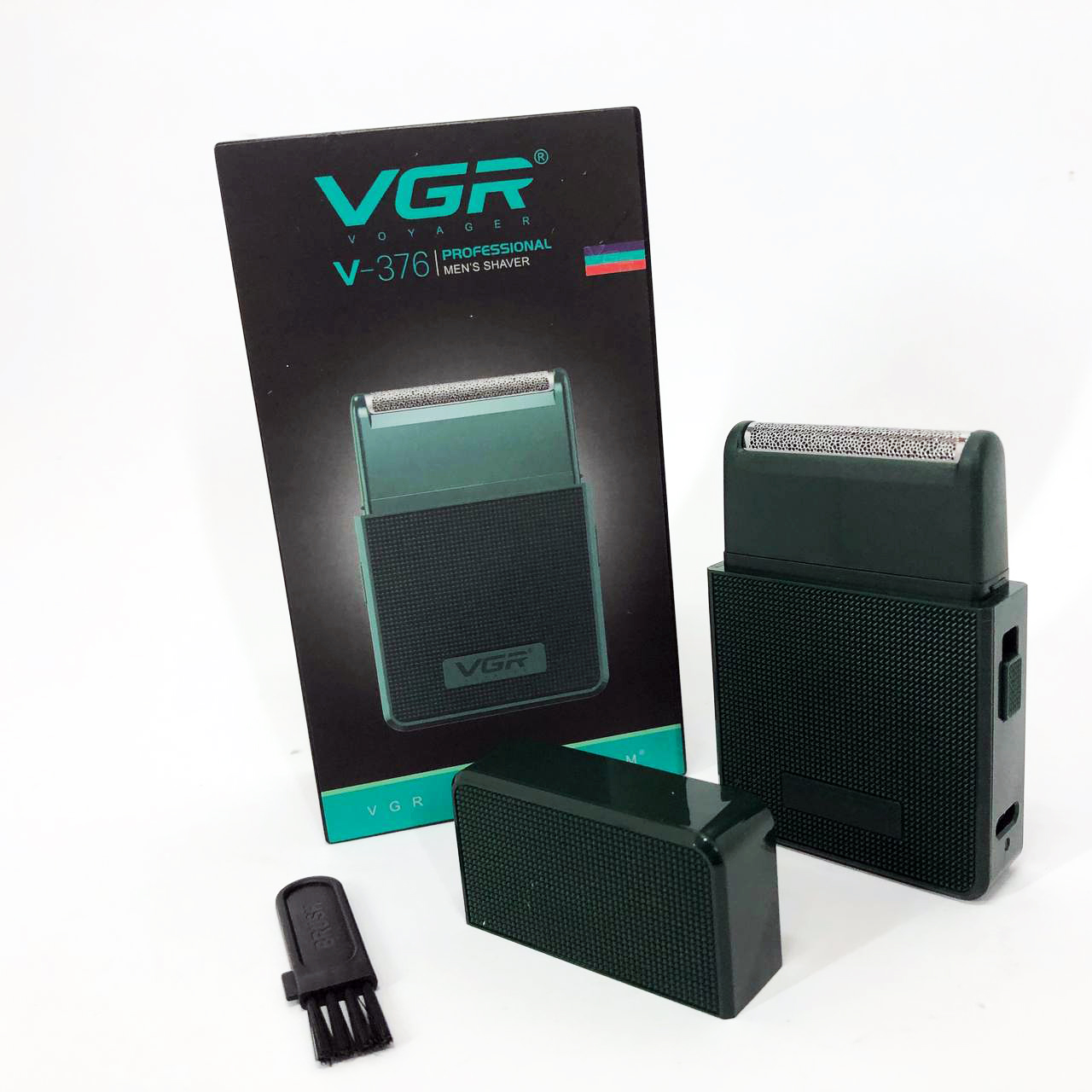Электробритва VGR V-376 GREEN шейвер, Профессиональный шейвер-электробритва, Портативная бритва