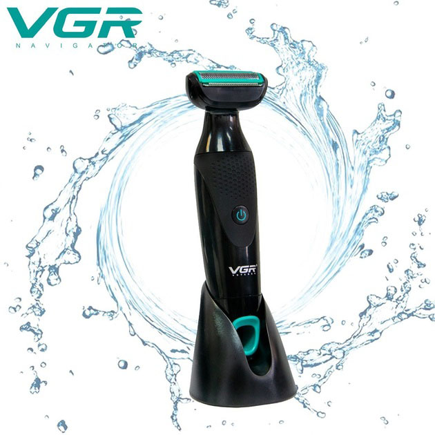 Акумуляторна электробритва для стрижки VGR V-601 от USB бритва электрическая с насадками профессиональная