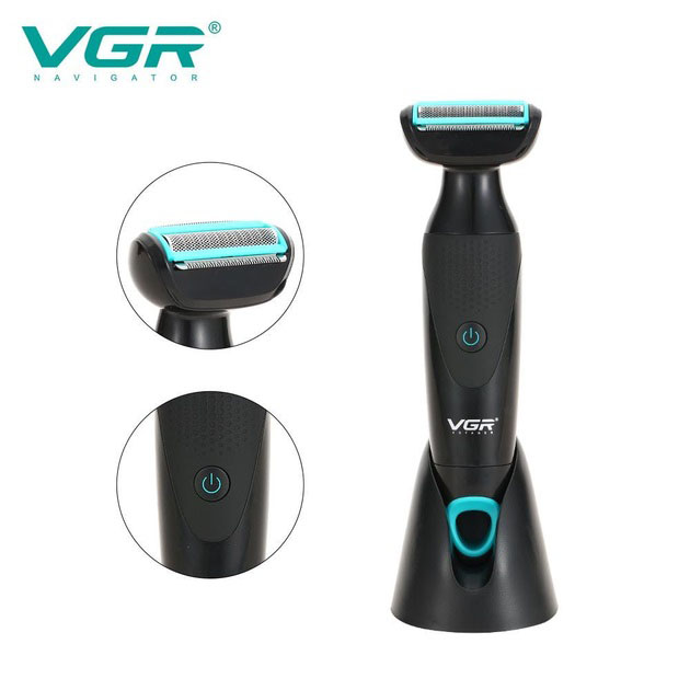 Акумуляторна электробритва для стрижки VGR V-601 от USB бритва электрическая с насадками профессиональная