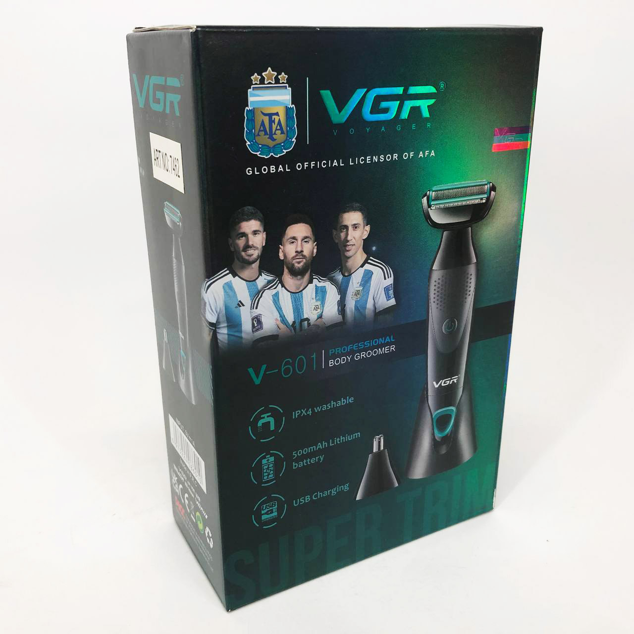 Акумуляторна электробритва для стрижки VGR V-601 от USB бритва электрическая с насадками профессиональная