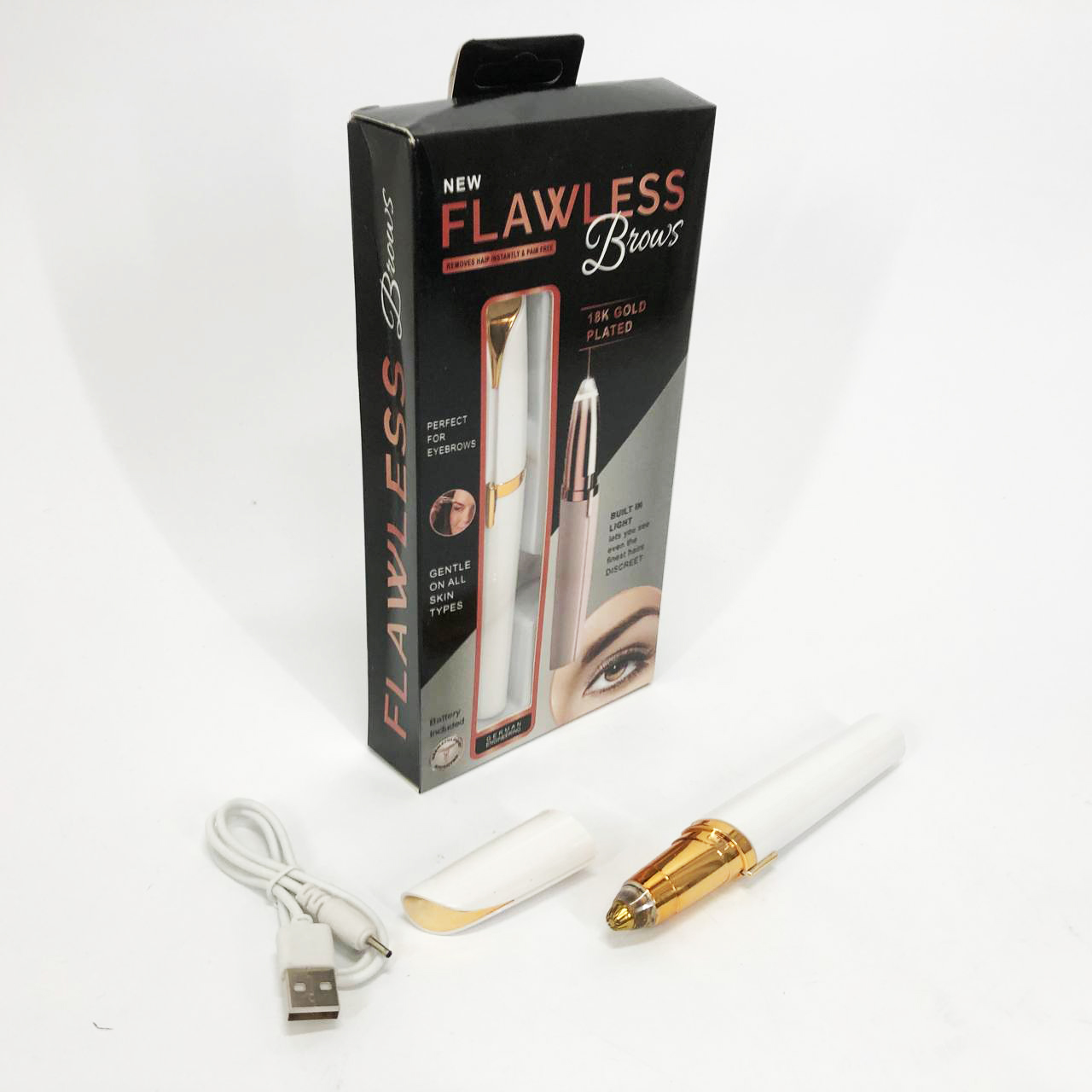Женский триммер эпилятор для бровей Finishing Touch Flawless Brows