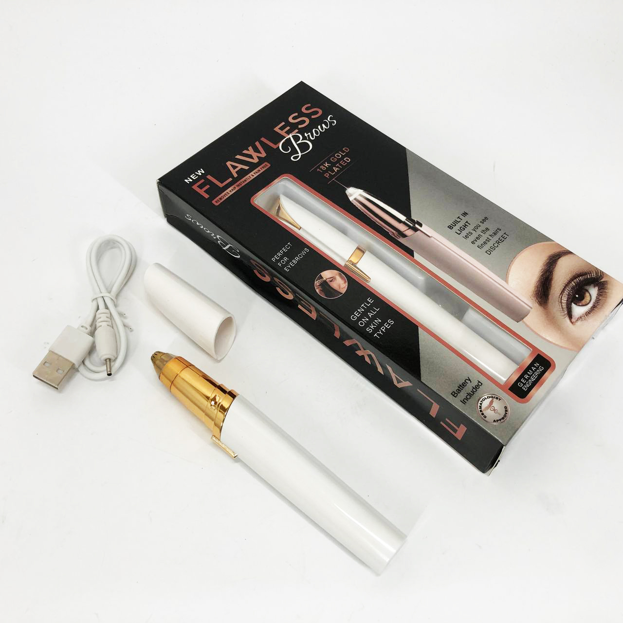 Женский триммер эпилятор для бровей Finishing Touch Flawless Brows