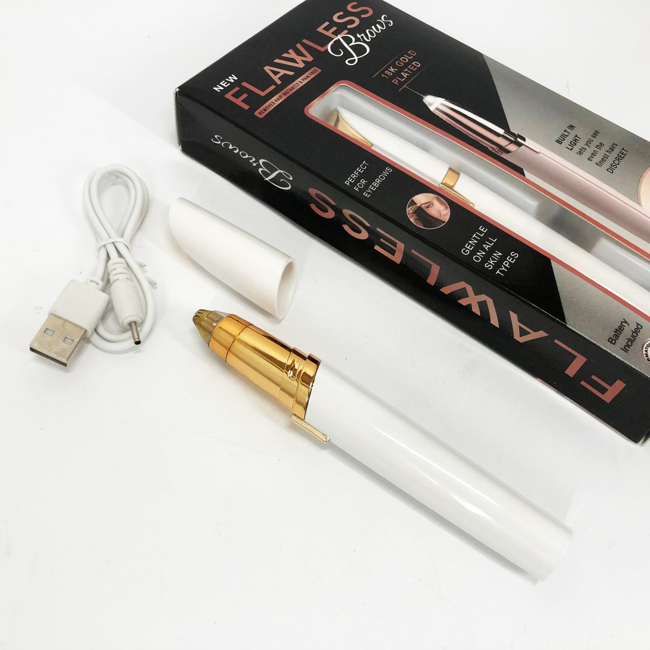 Женский триммер эпилятор для бровей Finishing Touch Flawless Brows
