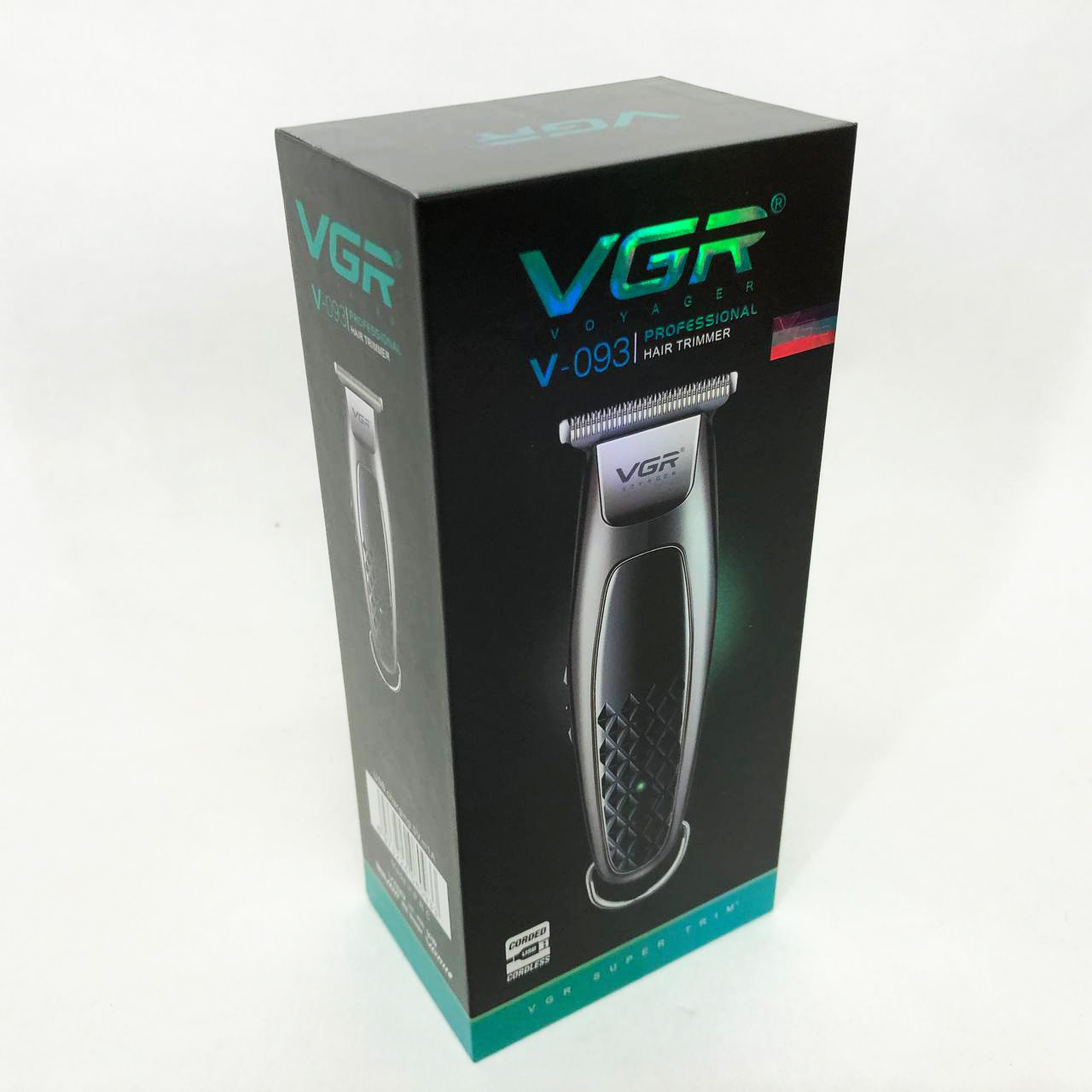 Беспроводная аккумуляторная машинка для стрижки триммер VGR V-093 с насадками