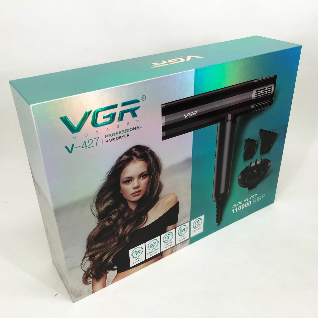 Профессиональный фен для волос VGR V-427 1900 Вт
