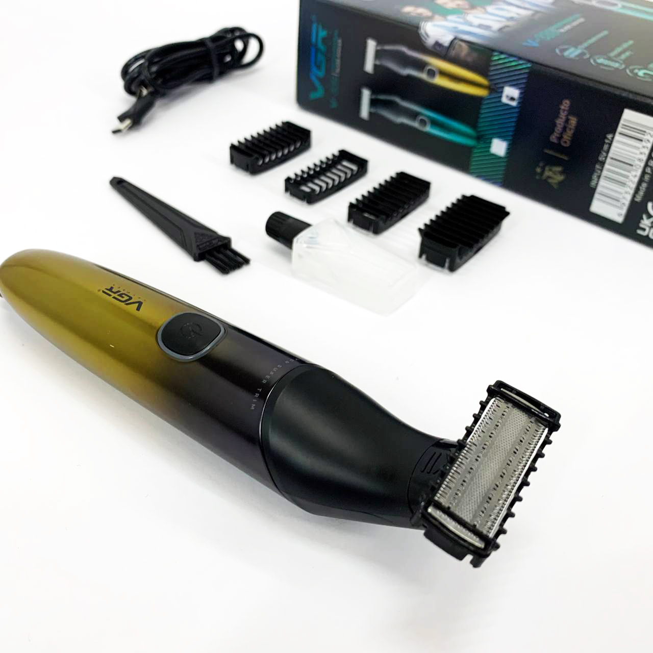 Бритва-триммер для стрижки бороды и усов VGR V-339 GOLD
