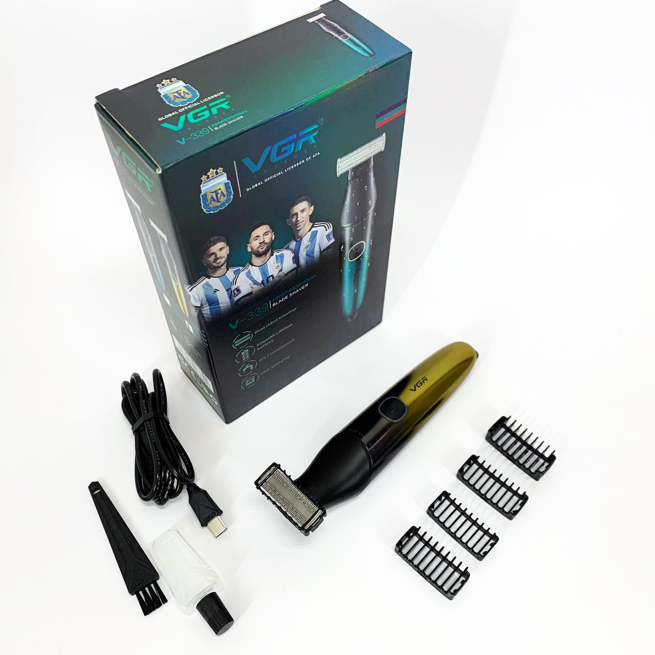 Бритва-триммер для стрижки бороды и усов VGR V-339 GOLD